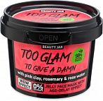 BEAUTY JAR TOO GLAM TO GIVE A DAMN Jelly face mask with age-delay effect, 100 g