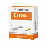 STARPHARMA Vitamin D3 Strong 4000, 60 capsules